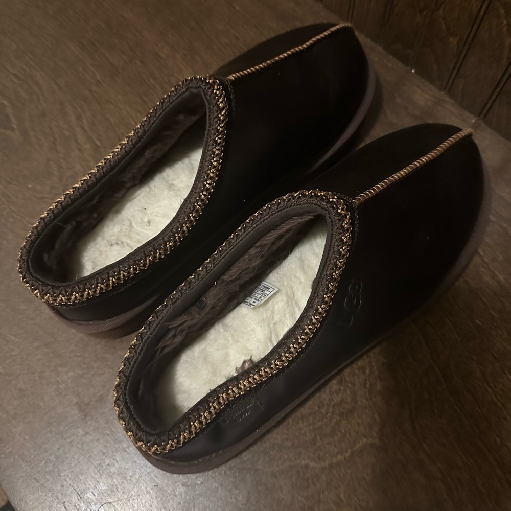 UGG Men's Dark Brown Slip-On Loafers